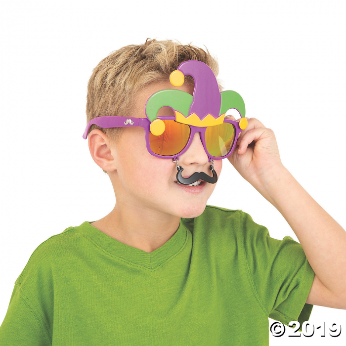 Sun-Staches® Mardi Gras Sunglasses (1 Piece(s))