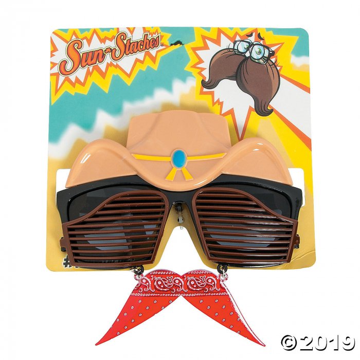 Sun-Staches® Western Cowboy Sunglasses (1 Piece(s))