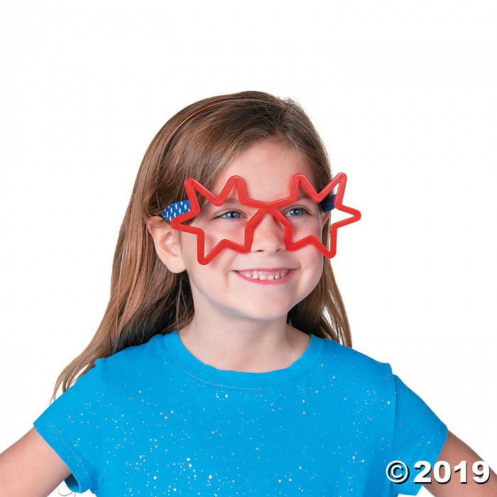 Kids' Patriotic Firework Blast Glasses (Per Dozen)