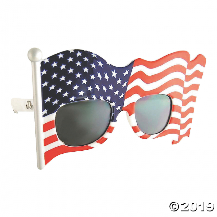 Sunstache American Flag Sunglasses (1 Piece(s))