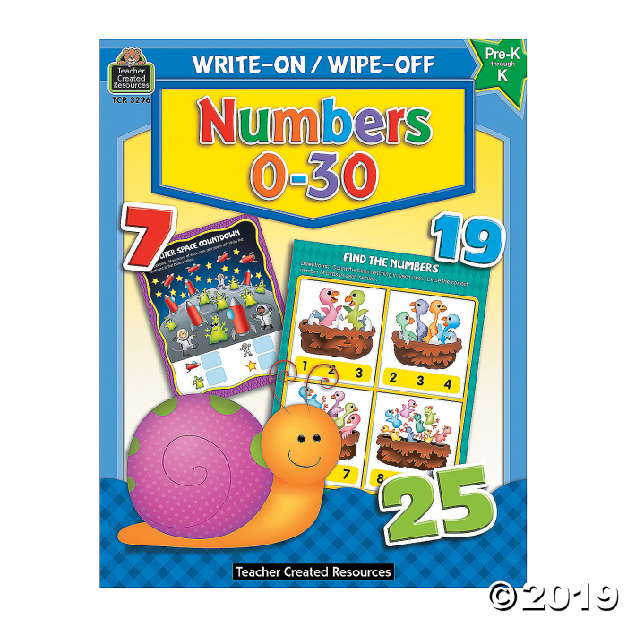 Numbers 0-30 Write-On Wipe-Off Book (1 Piece(s))