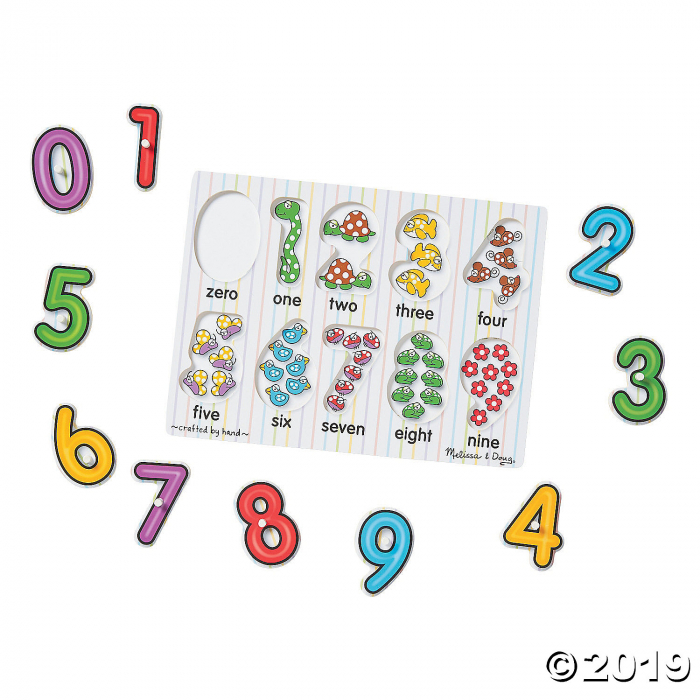 Melissa & Doug® See-Inside Numbers Peg Puzzle (1 Set(s))