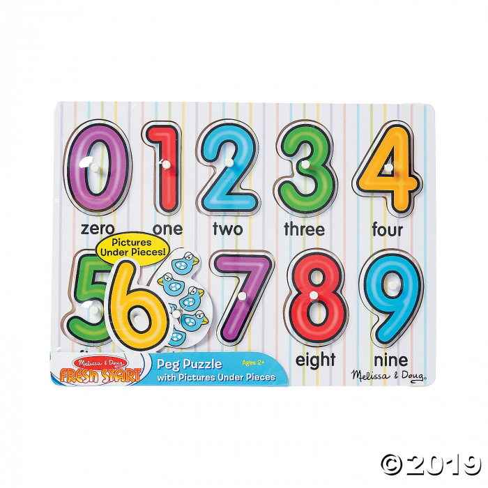 Melissa & Doug® See-Inside Numbers Peg Puzzle (1 Set(s))
