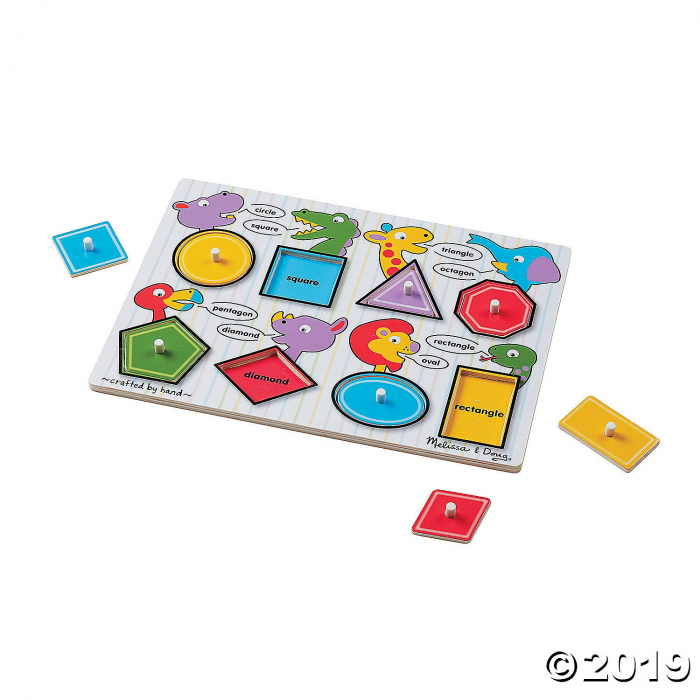 Melissa & Doug® See-Inside Numbers Peg Puzzle (1 Set(s)) | GlowUniverse.com