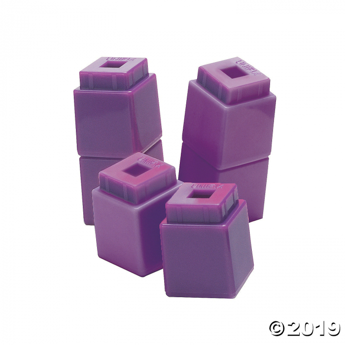 100 Purple Unifix Cubes (100 Piece(s)) | GlowUniverse.com