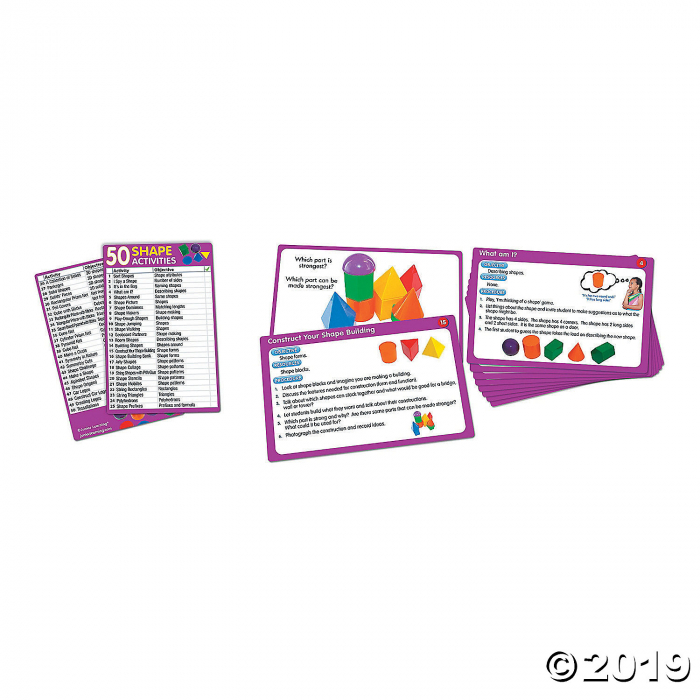 50 Shape Activities (Activity Cards Set) (1 Piece(s))