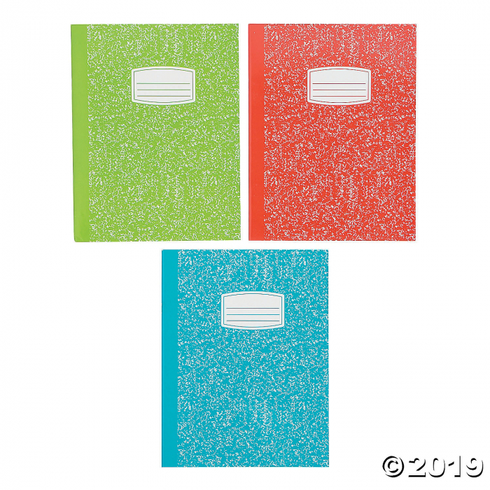 Composition Wide Rule Journals (Per Dozen)