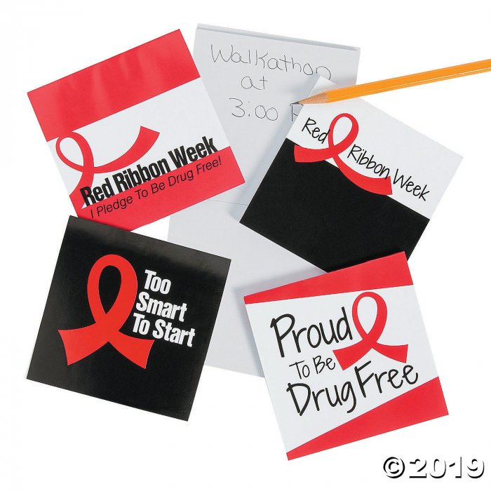 Red Ribbon Week Notepads (24 Piece(s))