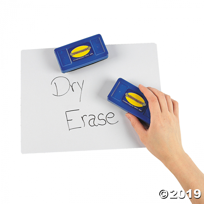 Large Dry Erase Erasers (Per Dozen)