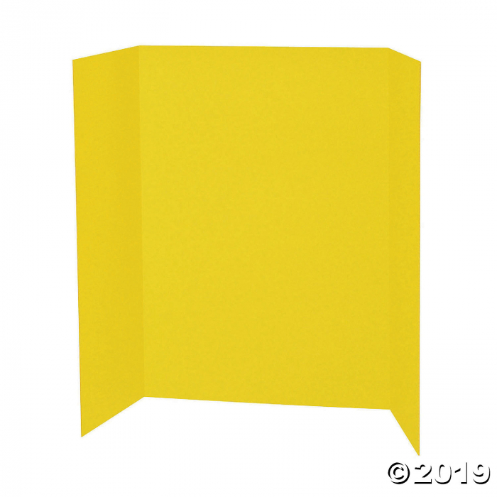 Presentation Board - Yellow, Qty 6 (6 Piece(s)) Presentation Board - Yellow, Qty 6 (6 Piece(s))
