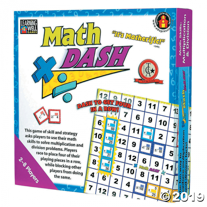 Math Dash Game, Multiplication & Division (1 Set(s))