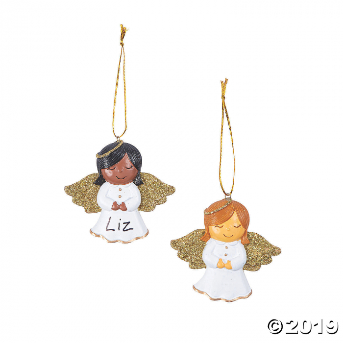 Write-a-Name Angel Ornaments (Per Dozen)