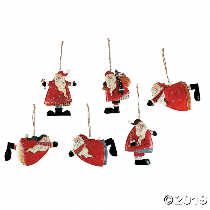 Santa Christmas Ornaments (Per Dozen)