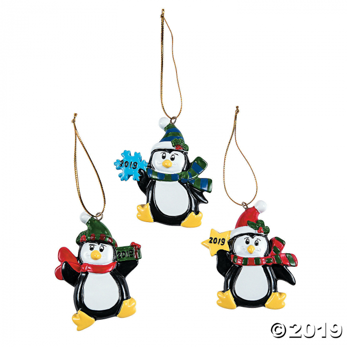 2019 Penguin Ornaments (Per Dozen)