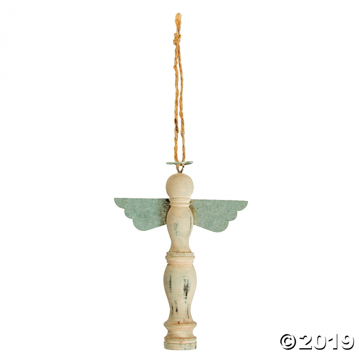 Holiday Handicraft Rustic Angel Ornaments (Per Dozen)