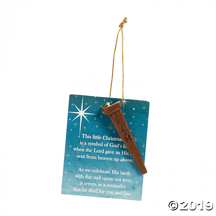 Legend of the Christmas Nail Ornament with Card (Per Dozen)