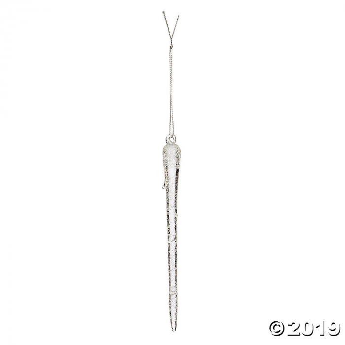 Clear Icicle Ornaments (Per Dozen)