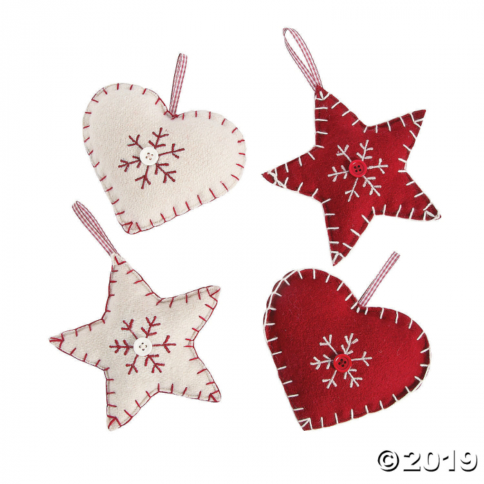 Holiday Handicraft Ornaments (4 Piece(s)) | GlowUniverse.com