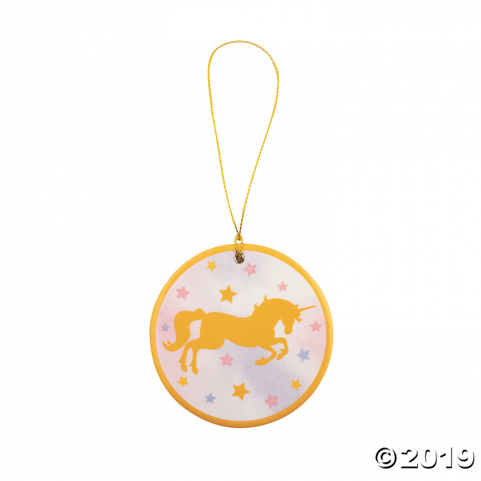 Unicorn Sparkle Ceramic Ornaments (Per Dozen)