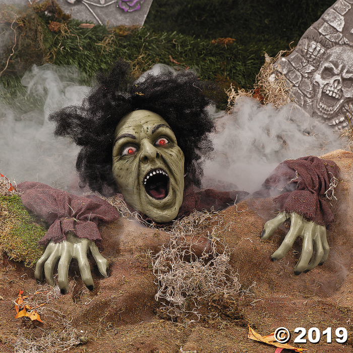 Clawing Zombie Groundbreaker with LED Eyes Halloween Decoration Clawing Zombie Groundbreaker with LED Eyes Halloween Decoration