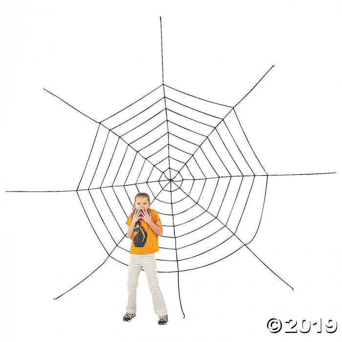 Large Spider Web Halloween Decoration