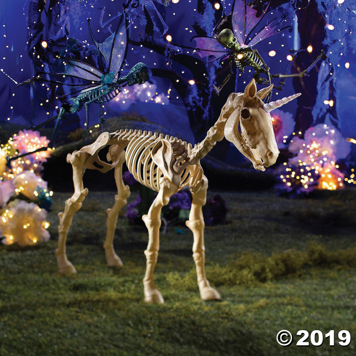 Unicorn Skeleton Halloween Decoration (1 Piece(s))