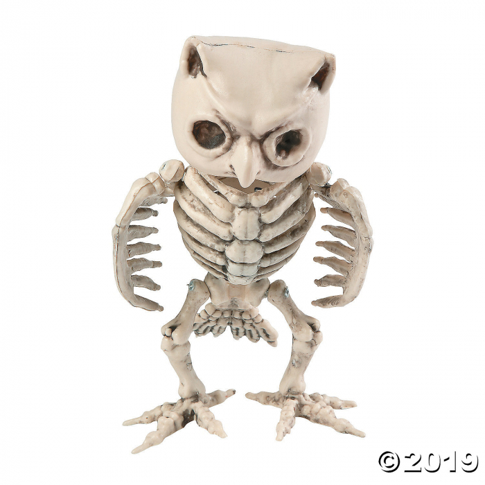 Skeleton Owl Halloween Decoration (1 Piece(s))