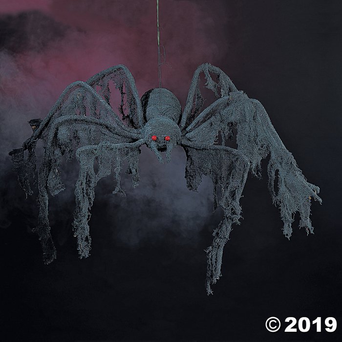 Black Creepy Spider Halloween Decoration