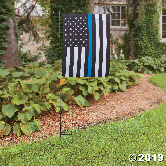 Thin Blue Line Garden Flag (1 Piece(s))