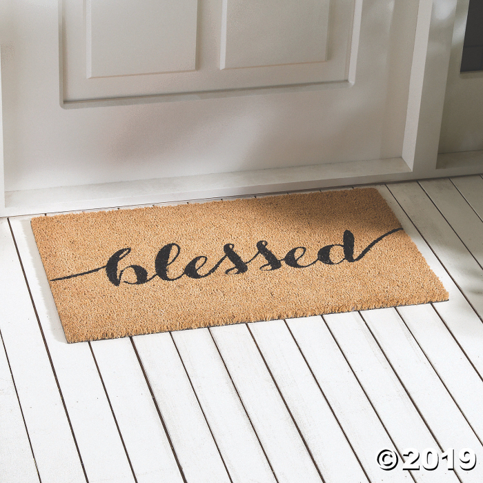 God Bless This Home Coir Mat - Home Decor - 1 Piece