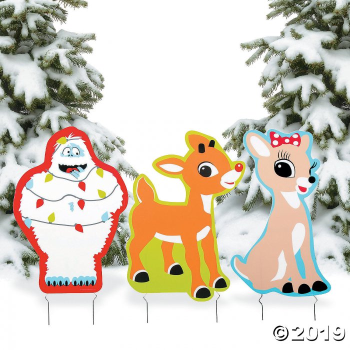 Rudolph the Red-Nosed Reindeer® Yard Signs (3 Piece(s))
