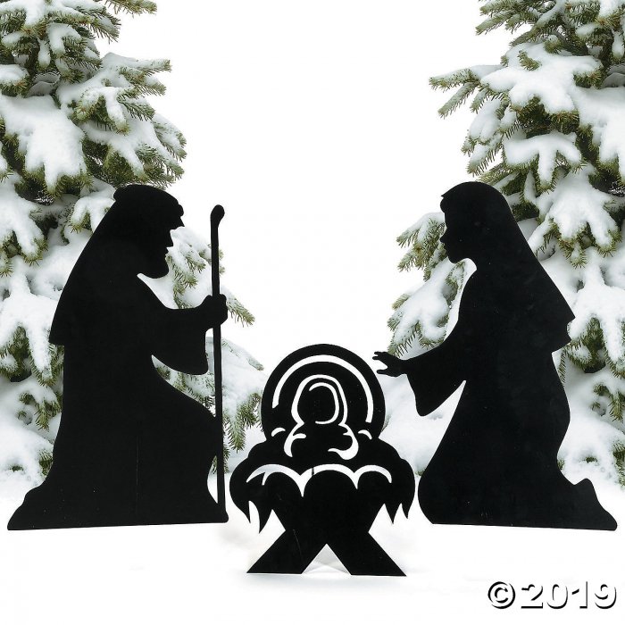 Silhouette Nativity Yard Signs (1 Set(s))