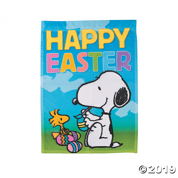 Peanuts® Easter Garden Flag (1 Piece(s))