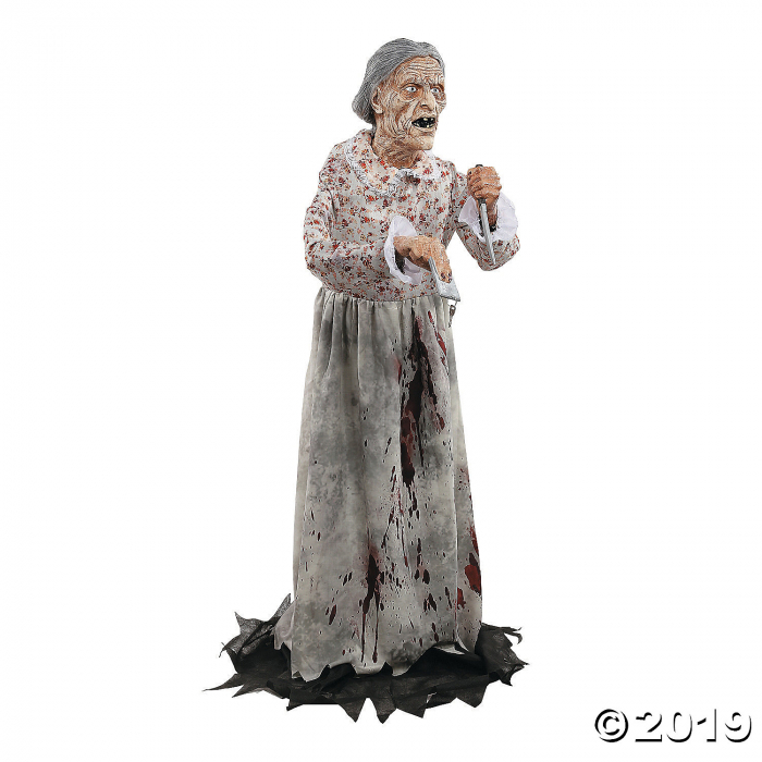 Scary Granny Halloween Decoration (1 Piece(s)) Scary Granny Halloween Decoration (1 Piece(s))