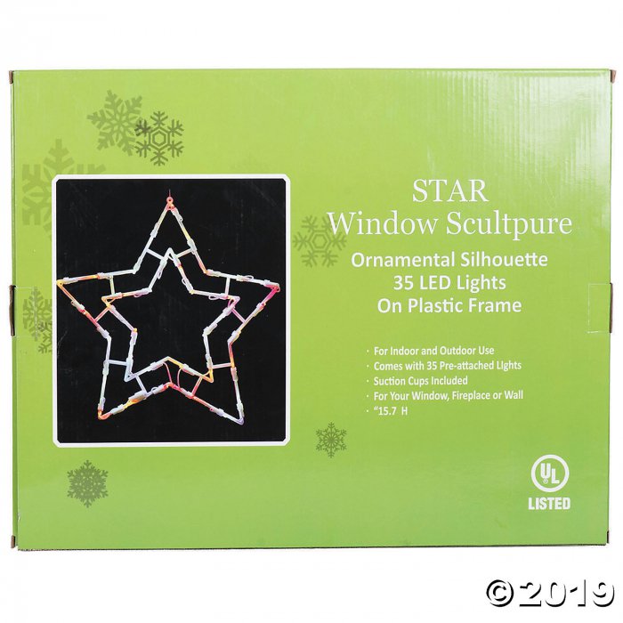 Vickerman 15" Star Wire Silhouette with LED Lights (1 Piece(s))