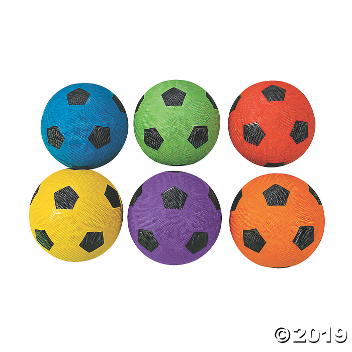 Rainbow Soccer Balls (1 Set(s))