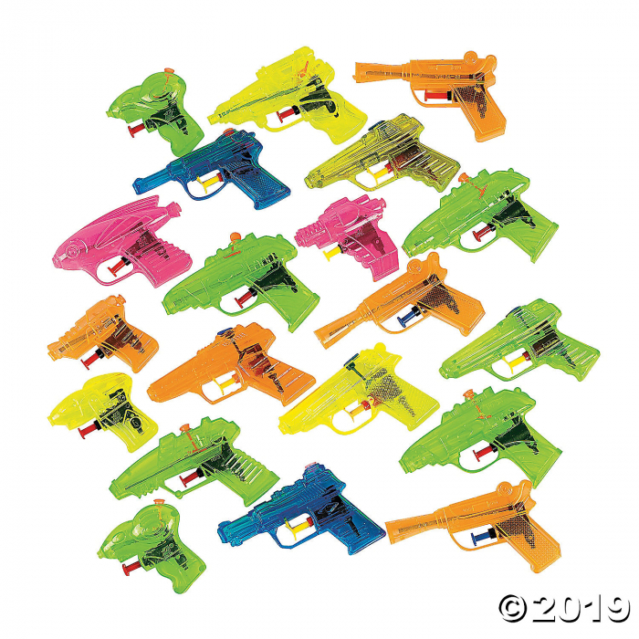 Squirt Gun Assortment 25 Pieces 7289