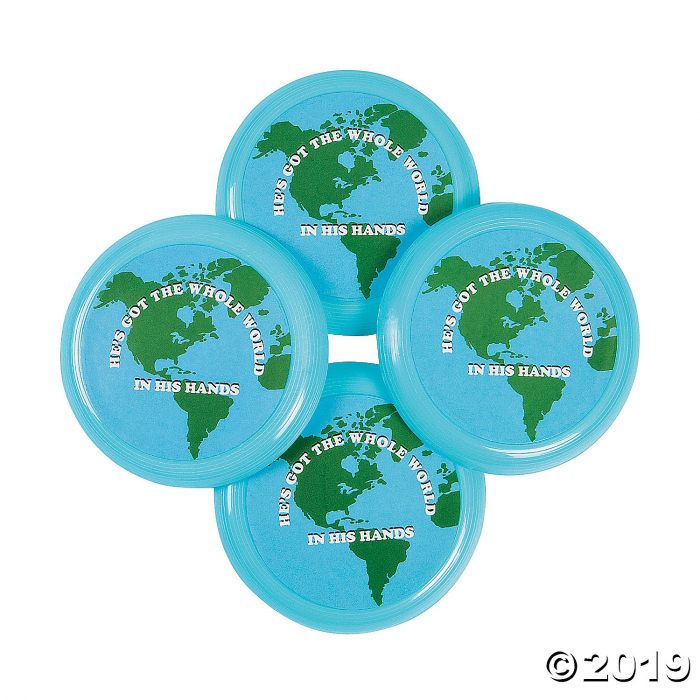 He's Got the Whole World Mini Flying Discs (72 Piece(s))