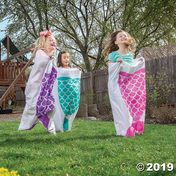 Mermaid Tail Potato Sack Race Bags (Per Dozen)