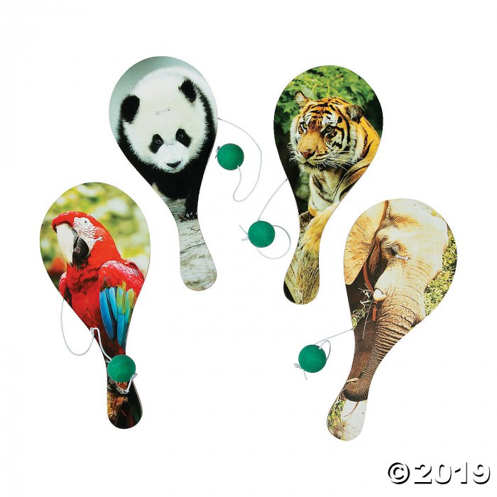 Wildlife Paddle Ball Games (Per Dozen)