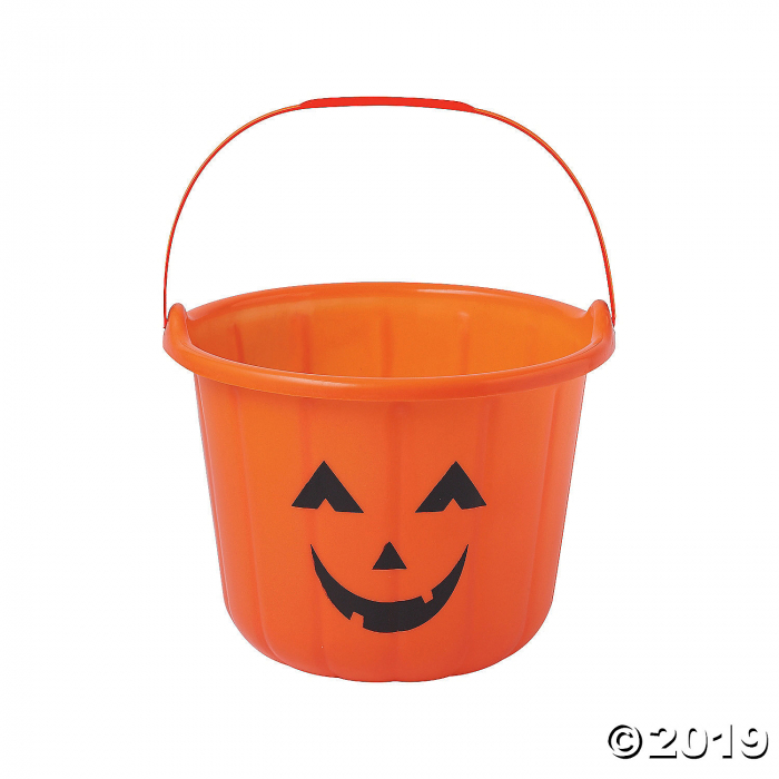 Jack-O'-Lantern Trick-Or-Treat Buckets (Per Dozen) Jack-O'-Lantern Trick-Or-Treat Buckets (Per Dozen)