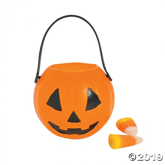 Mini Pumpkin Candy Buckets (Per Dozen)