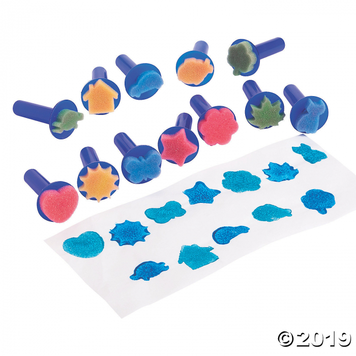 Sponge Painting Stamps (1 Set(s)) Sponge Painting Stamps (1 Set(s))