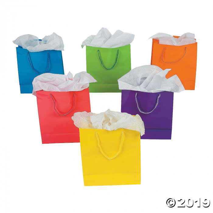 Medium Neon Gift Bags (Per Dozen)