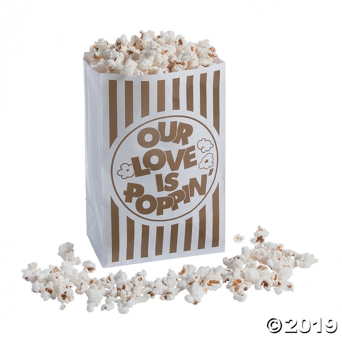 Love is Poppin' Popcorn Bags (Per Dozen)