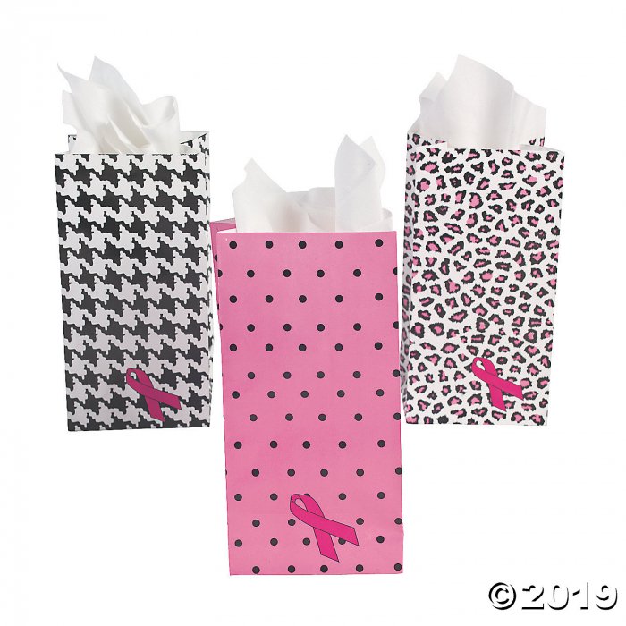 Mini Breast Cancer Awareness Treat Bags (24 Piece(s))