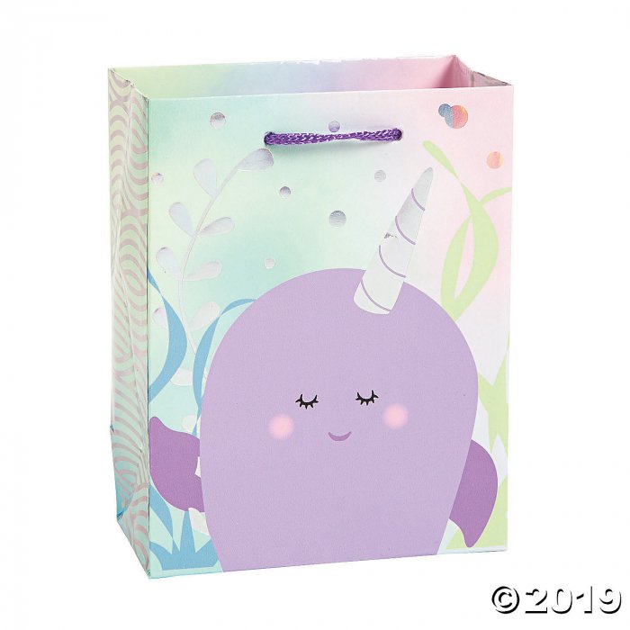 Small Narwhal Party Gift Bags (Per Dozen)