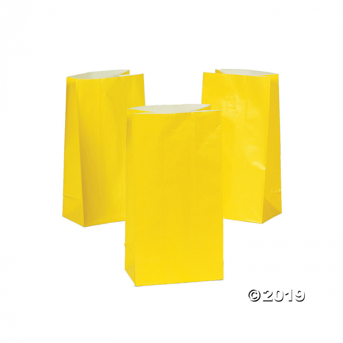 Yellow Treat Bags (Per Dozen)