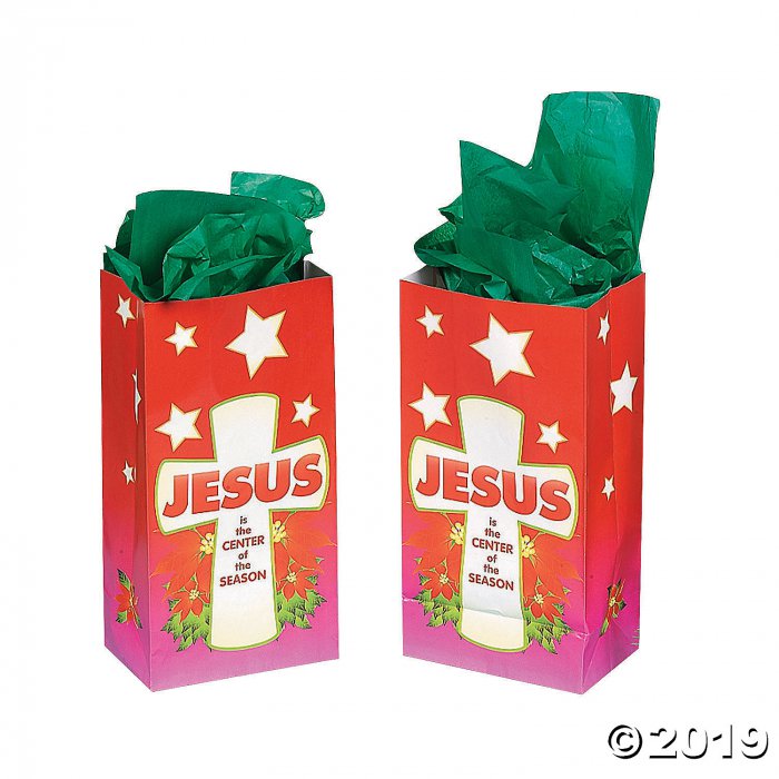 Jesus Is the Center of the Season Treat Bags (Per Dozen)