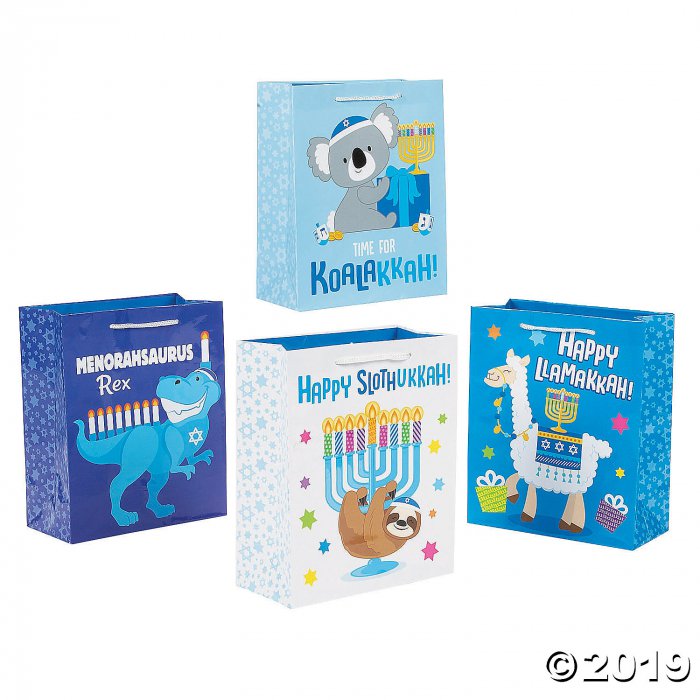 Hanukkah Animal Gift Bags (Per Dozen)